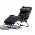 Fauteuil relax zéro gravité aux lignes épurées, coloris noir