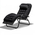Fauteuil relax zéro gravité aux lignes épurées, coloris noir