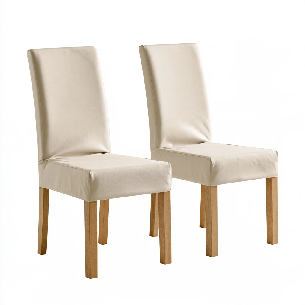 Chaise de salle à manger aux lignes épurées, coloris gris