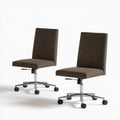 Fauteuil de bureau ergonomique aux lignes épurées, coloris gris