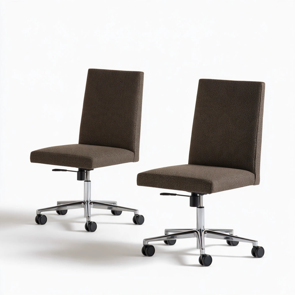 Fauteuil de bureau ergonomique aux lignes épurées, coloris gris
