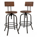 Tabouret de bar aux lignes épurées, coloris gris