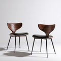Chaise de salle à manger aux lignes épurées, coloris gris