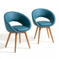 Chaise de salle à manger aux lignes épurées, coloris gris